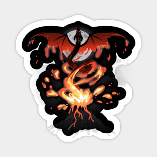 Scorched Dragon Sticker